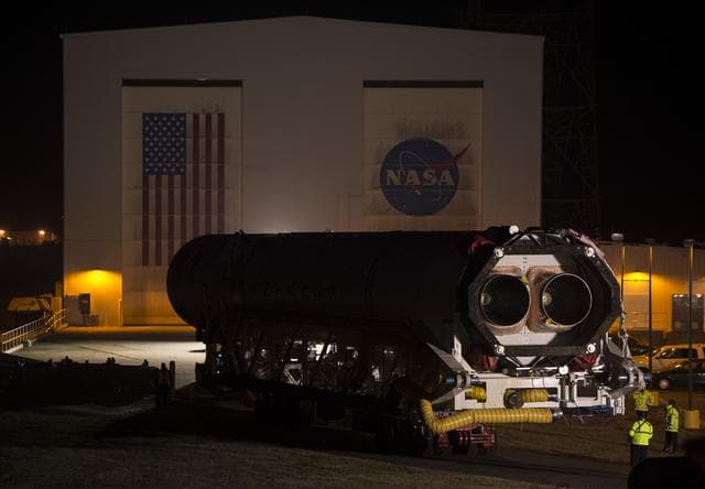 NASA image: Antares Rocket Rollout