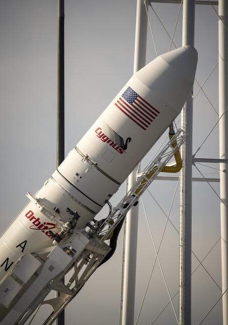NASA image: Antares Rocket Preparation