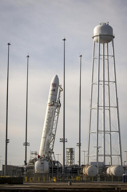 NASA image: Antares Rocket Preparation