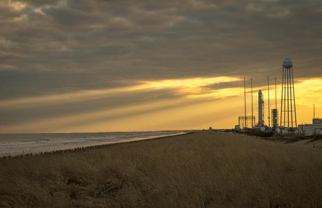 NASA image: Antares Rocket Preparation