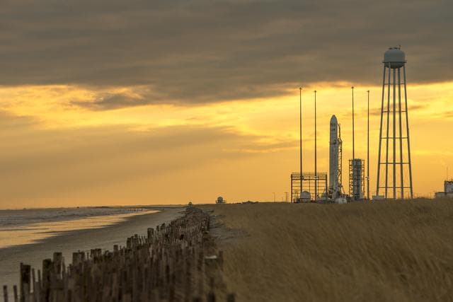 NASA image: Antares Rocket Preparation