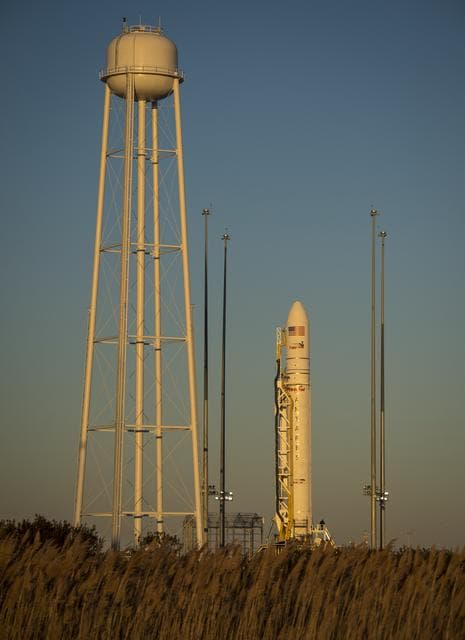 NASA image: Antares Rocket Preparation