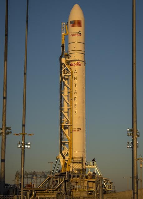 NASA image: Antares Rocket Preparation