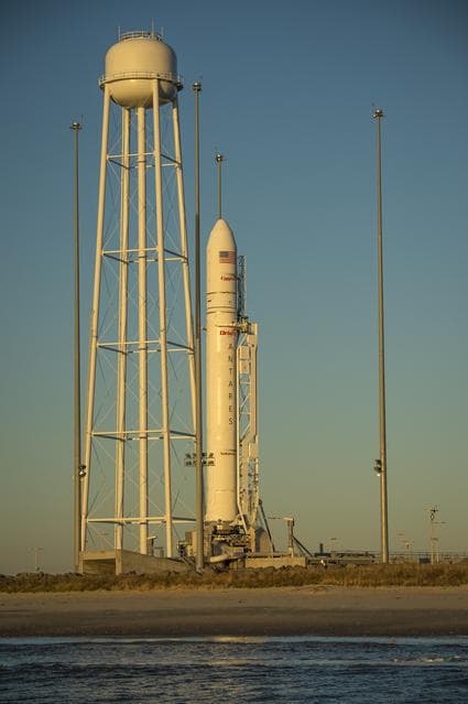 NASA image: Antares Rocket Preparation