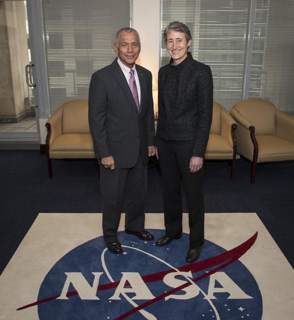 NASA image: NASA Administrator Welcomes Secretary of the Interior