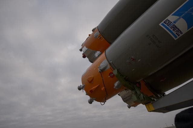 NASA image: Expedition 39 Soyuz Rollout