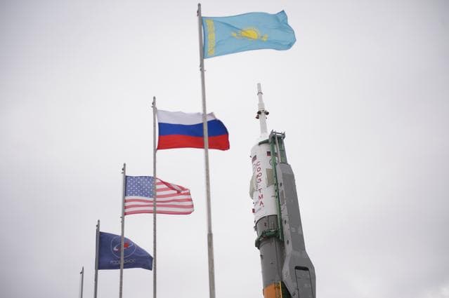 NASA image: Expedition 39 Soyuz Rollout