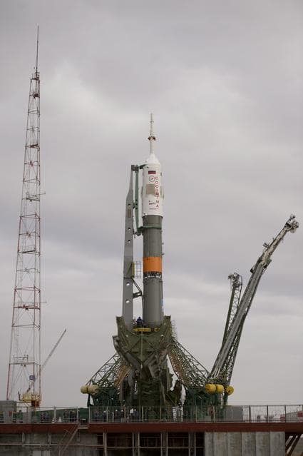 NASA image: Expedition 39 Soyuz Rollout