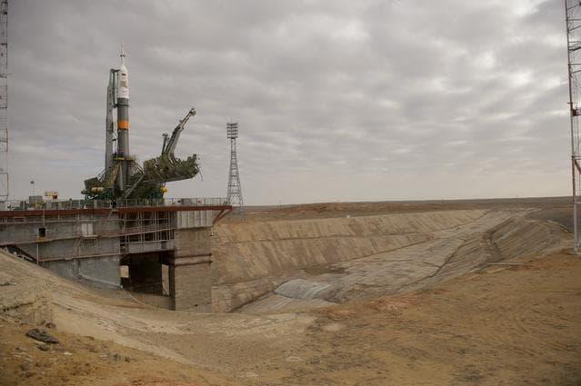NASA image: Expedition 39 Soyuz Rollout