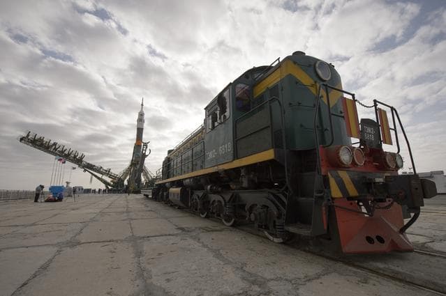 NASA image: Expedition 39 Soyuz Rollout