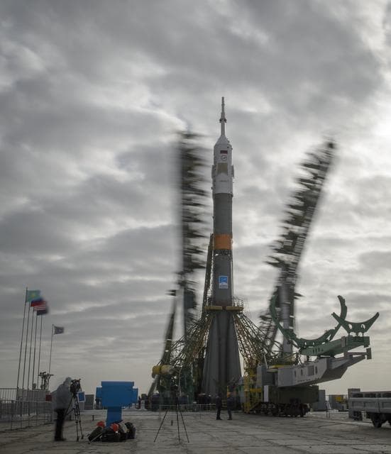NASA image: Expedition 39 Soyuz Rollout