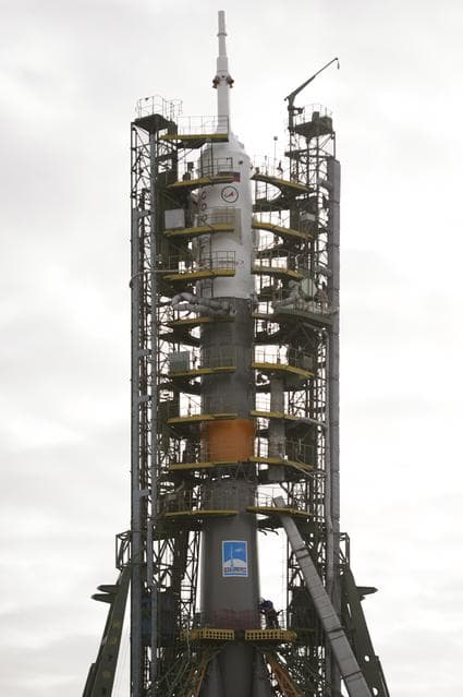NASA image: Expedition 39 Soyuz Rollout