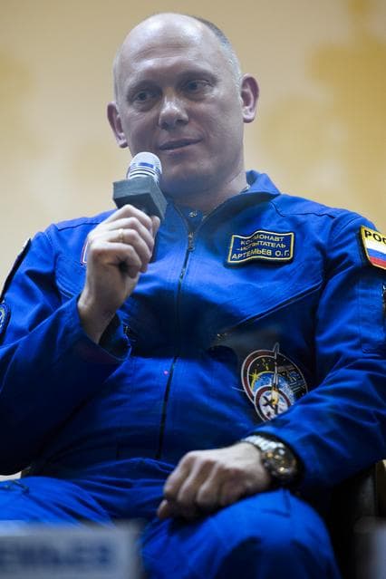 NASA image: Expedition 39 Press Conference 
