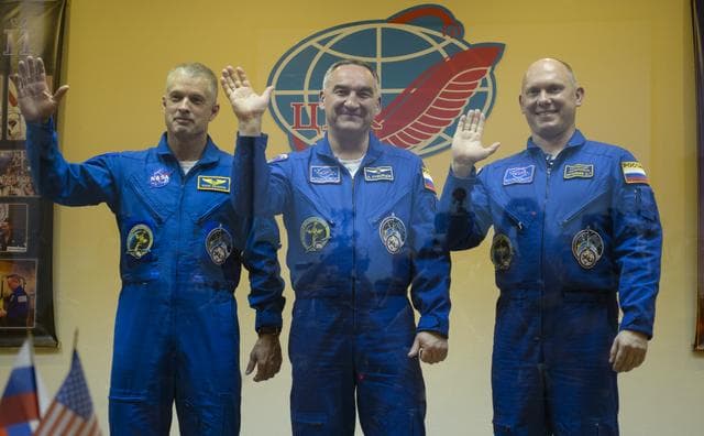 NASA image: Expedition 39 Press Conference 