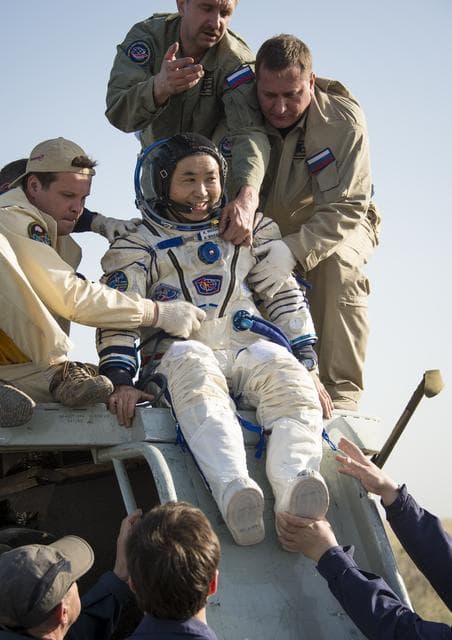 NASA image: Expedition 39 Soyuz TMA-11M Landing