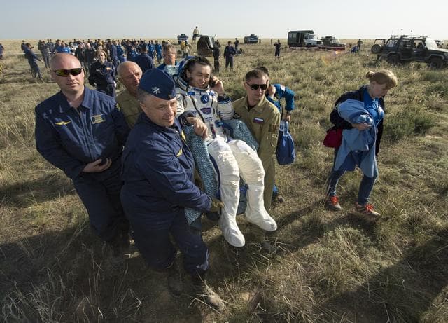 NASA image: Expedition 39 Soyuz TMA-11M Landing