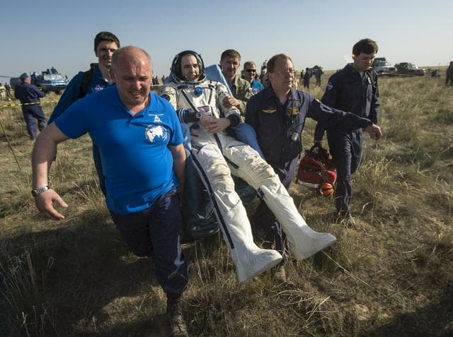 NASA image: Expedition 39 Soyuz TMA-11M Landing