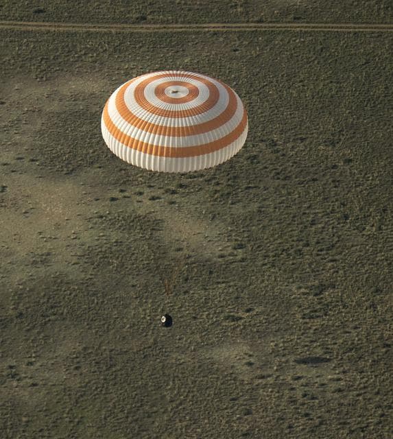 NASA image: Expedition 39 Soyuz TMA-11M Landing