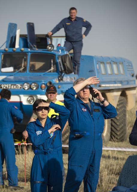 NASA image: Expedition 39 Soyuz TMA-11M Landing
