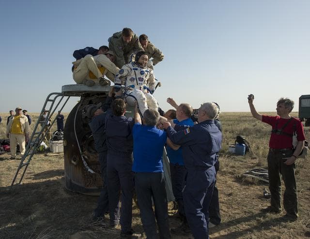 NASA image: Expedition 39 Soyuz TMA-11M Landing