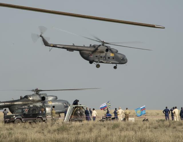NASA image: Expedition 39 Soyuz TMA-11M Landing