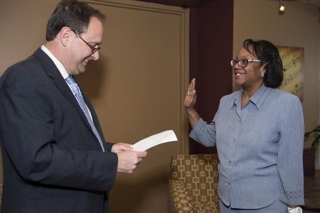 NASA image: Sumara Thompson-King Swearing in Ceremony