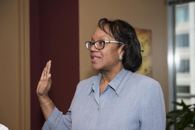 NASA image: Sumara Thompson-King Swearing in Ceremony