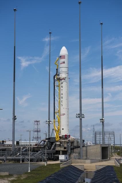 NASA image: Antares Rocket Preparation