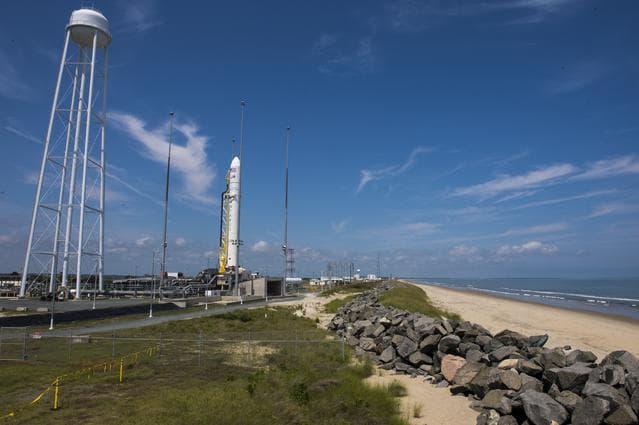NASA image: Antares Rocket Preparation