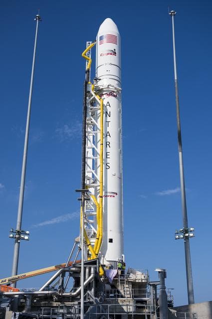 NASA image: Antares Rocket Preparation