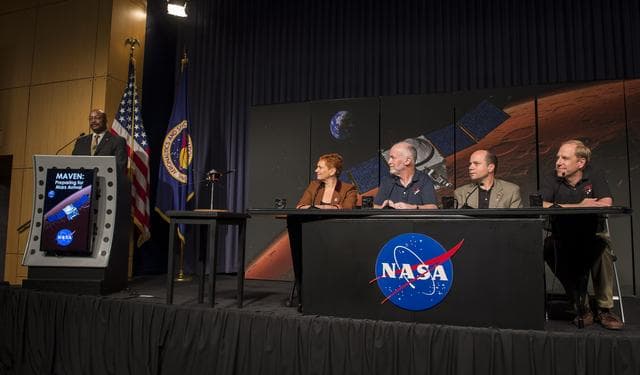 NASA image: MAVEN Briefing
