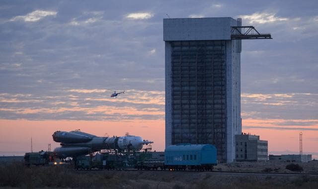 NASA image: Expedition 41 Rollout