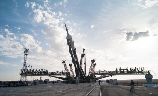 NASA image: Expedition 41 Rollout
