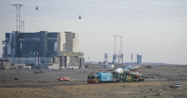 NASA image: Expedition 41 Rollout