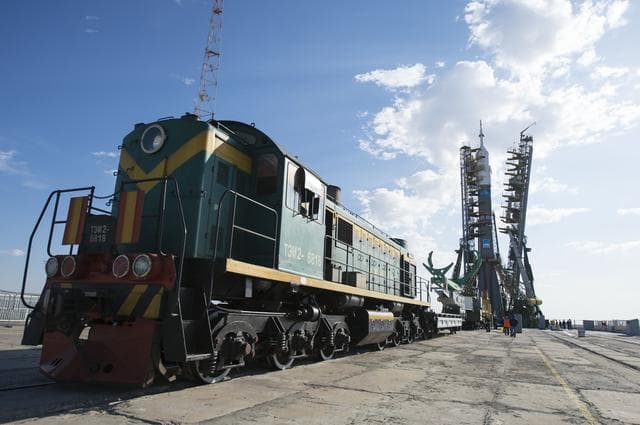 NASA image: Expedition 41 Rollout
