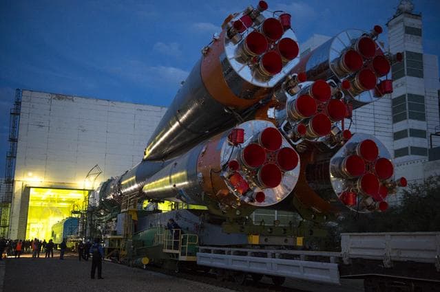 NASA image: Expedition 41 Rollout