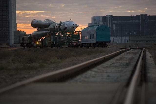 NASA image: Expedition 41 Rollout