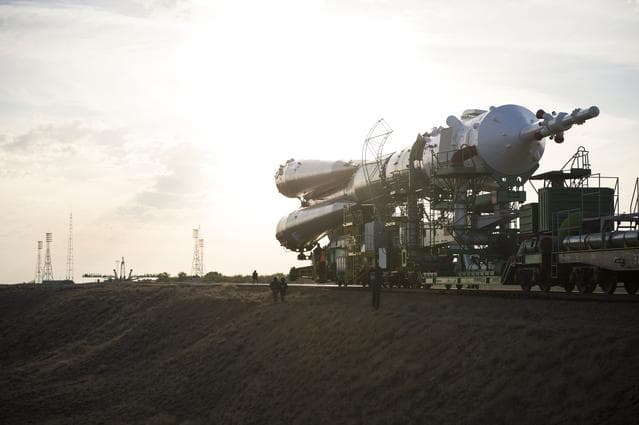 NASA image: Expedition 41 Rollout