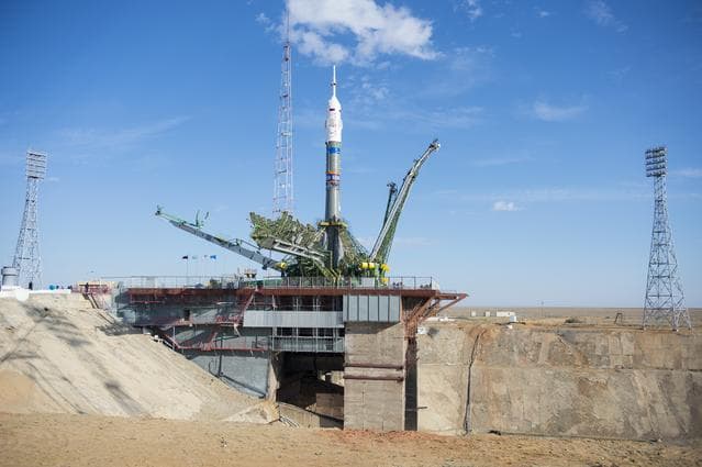 NASA image: Expedition 41 Rollout