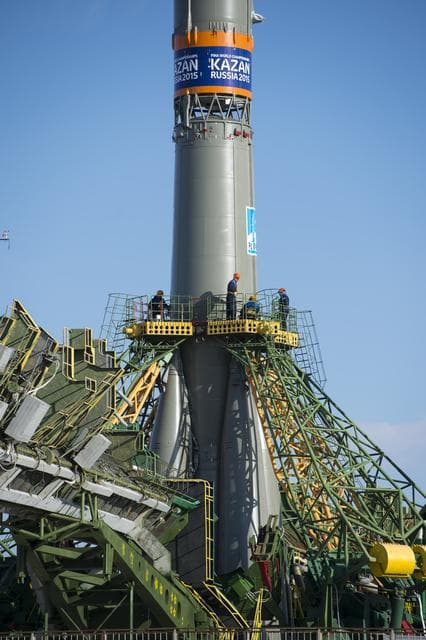 NASA image: Expedition 41 Rollout