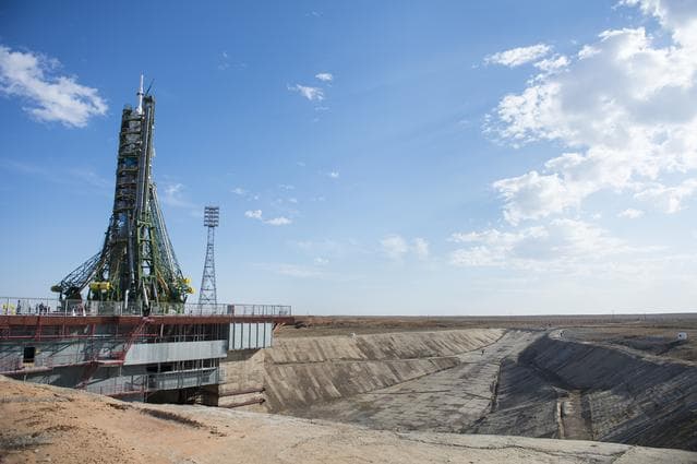 NASA image: Expedition 41 Rollout