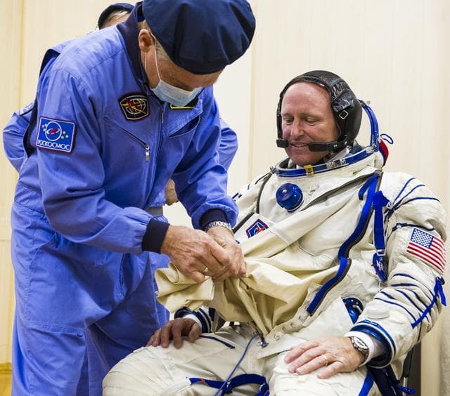 NASA image: Expedition 41 Suit Up