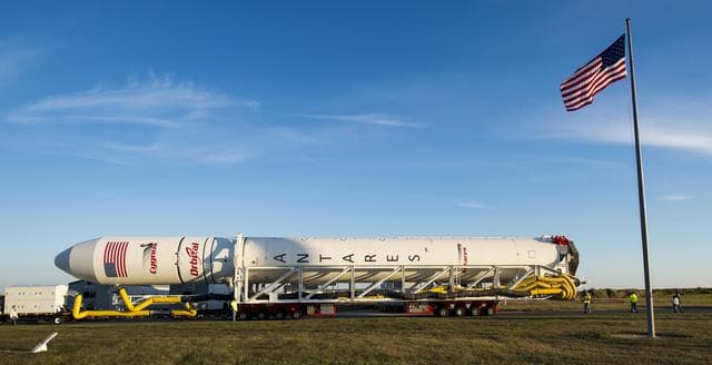 NASA image: Orb3 Antares Rollout