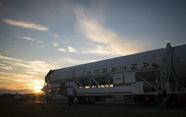 NASA image: Orb3 Antares Rollout
