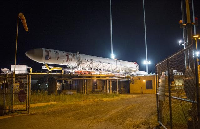 NASA image: Orb3 Antares Rollout