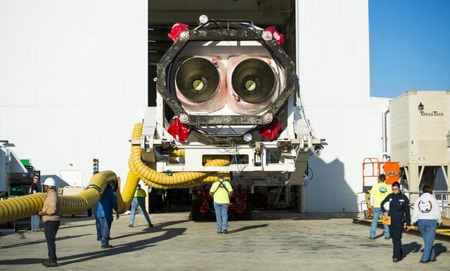 NASA image: Orb3 Antares Rollout