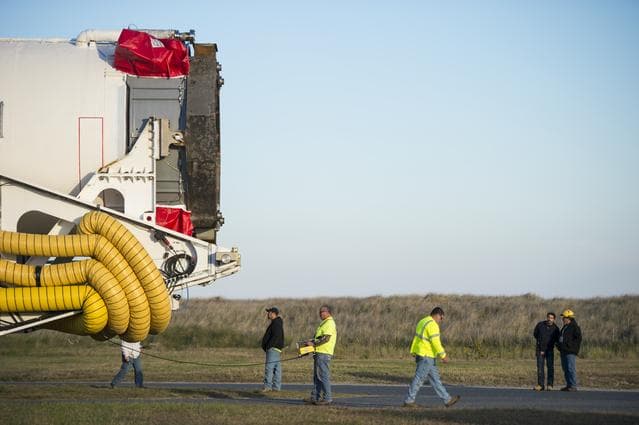 NASA image: Orb3 Antares Rollout