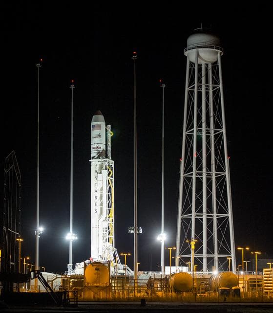 NASA image: Orb3 Antares Raising 