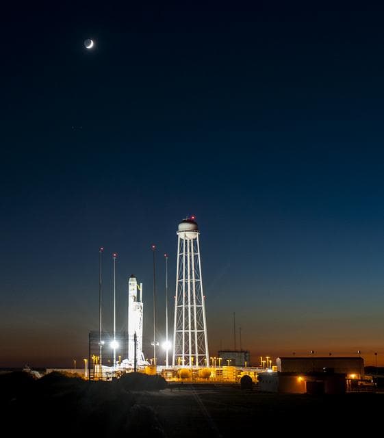 NASA image: Antares Orbital-3 Mission