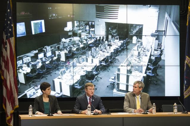 NASA image: Orb-3 Antares Mishap Press Conference